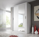 04 Sliding Door Wardrobe 150cm - Italiancityfurniture