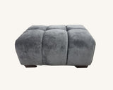 ALUXO® Harlem Sofa Range in Steel Velvet