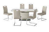 Milan Cappuccino Extending Dining Table ONLY