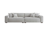 ALUXO® Dakota Sofa Range in Pebble Boucle
