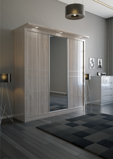 W02 High Gloss Wardrobe