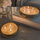 Aeolian 3 Wick Gold Scented Candle