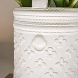 Astrid White Designer Inspired Handbag Ornament