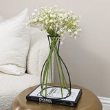 Contour Black Silhouette Wire Vase