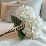 Cream Hydrangea Faux Floral Bunch