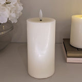Cream Realistic LED Candle - 15cm