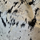 Dionne Cream & Black Abstract Print Cushion - 50x50cm