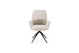 Sydney Cream Ceramic Set of Dining Table with 6x chairs