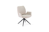 Sydney Cream Ceramic Set of Dining Table with 6x chairs