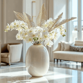 Gold Faux Fern Leaf Single Stem Floral