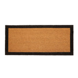 Kyla Large Black Border Natural Double Width Doormat