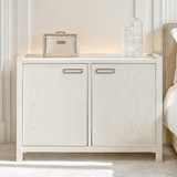 Soho Cream Oak Veneer 2 Door Sideboard
