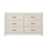 Soho Cream Oak Veneer 6 Drawer Chest