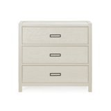 Soho Cream Oak Veneer 3 Drawer Chest