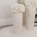 Solis Large Floor Standing Stone Ceramic Neutral Vase