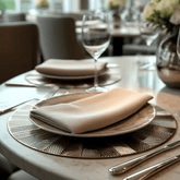 Sunburst Gold Round Placemat