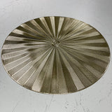 Sunburst Gold Round Placemat