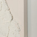 Toulouse Neutral Beach Waves Textured Canvas Wall Art