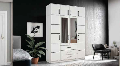 BELLUNO WARDROBE 4 DOOR