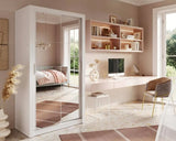 2 Full M Sliding Door Wardrobe 120cm - Italiancityfurniture