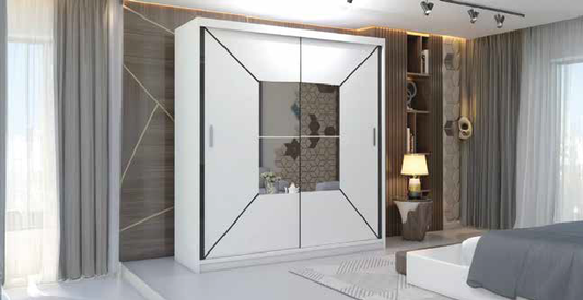 NICOLE WARDROBE 2 DOOR