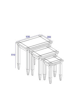 CR907	Corona nest of tables