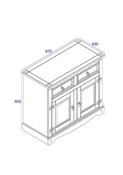 CR915	Corona small sideboard 2021 Spec