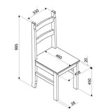 CRG105	PAIR Grey Corona chair CH105 design (order in mult