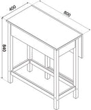 CRTBSET4	Corona breakfast drop leaf table & 2 stools SET