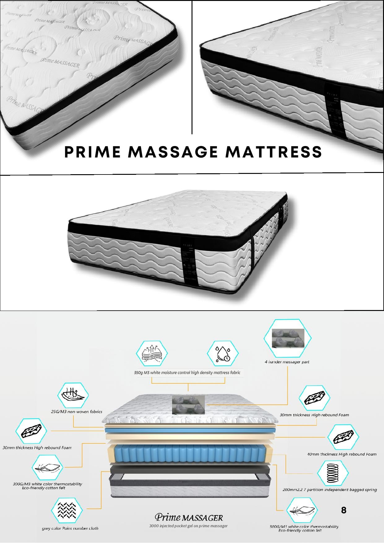 Massage And Heated Mattreses