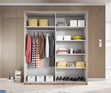 Galaxy Sliding Door Wardrobe - Italiancityfurniture