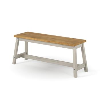 CRG206	Grey Corona live edge large dining bench