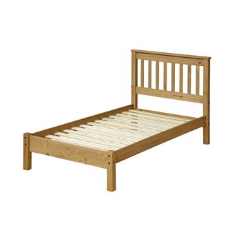 WX300LE	3'0" slatted lowend bedstead, Wax finish