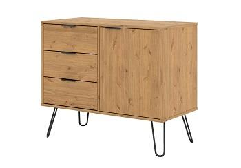 AG915	Augusta small sideboard with 1 doors, 3 drawers