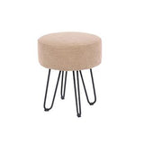 STL-5SDF	round stool, sand fabric with metal legs