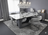 Lina Grey Marble Dining Table