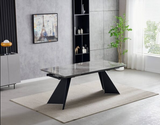 Chicago Extending 160cm to 200cm Grey Ceramic Table