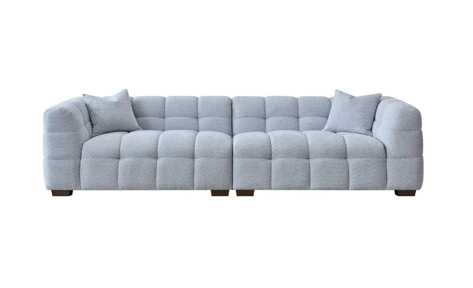 ALUXO® Tribeca Sofa Range in Pearl Boucle