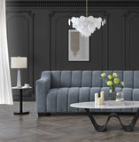 ALUXO® Astoria 3 Seater Sofa in Iron Boucle