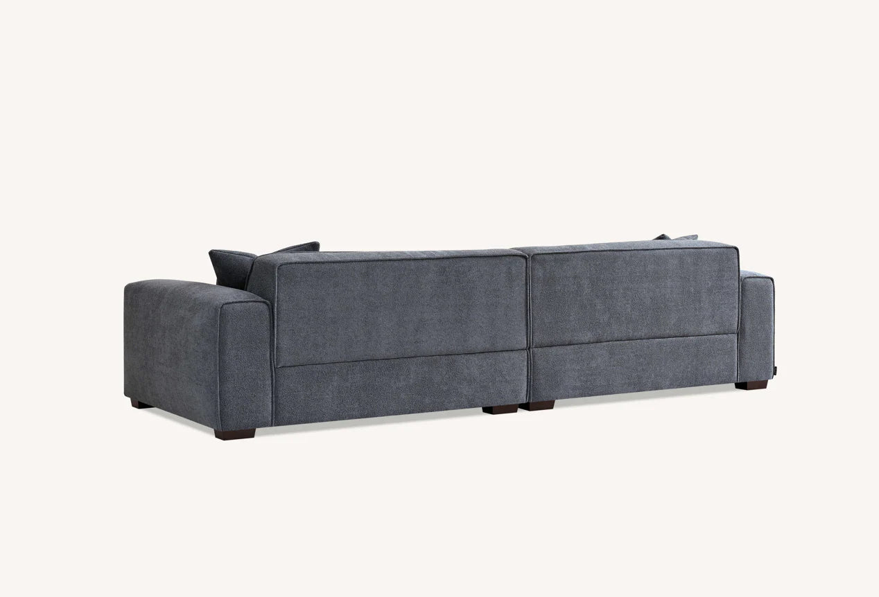ALUXO® Dakota Sofa Range in Charcoal Boucle