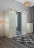 Wavy High Gloss Wardrobe