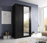 2 Sliding Door Wardrobe 120cm - Italiancityfurniture