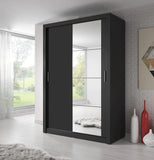 04 Sliding Door Wardrobe 150cm - Italiancityfurniture