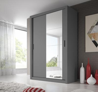 04 Sliding Door Wardrobe 150cm - Italiancityfurniture