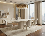 Sydney Cream Ceramic Dining Table