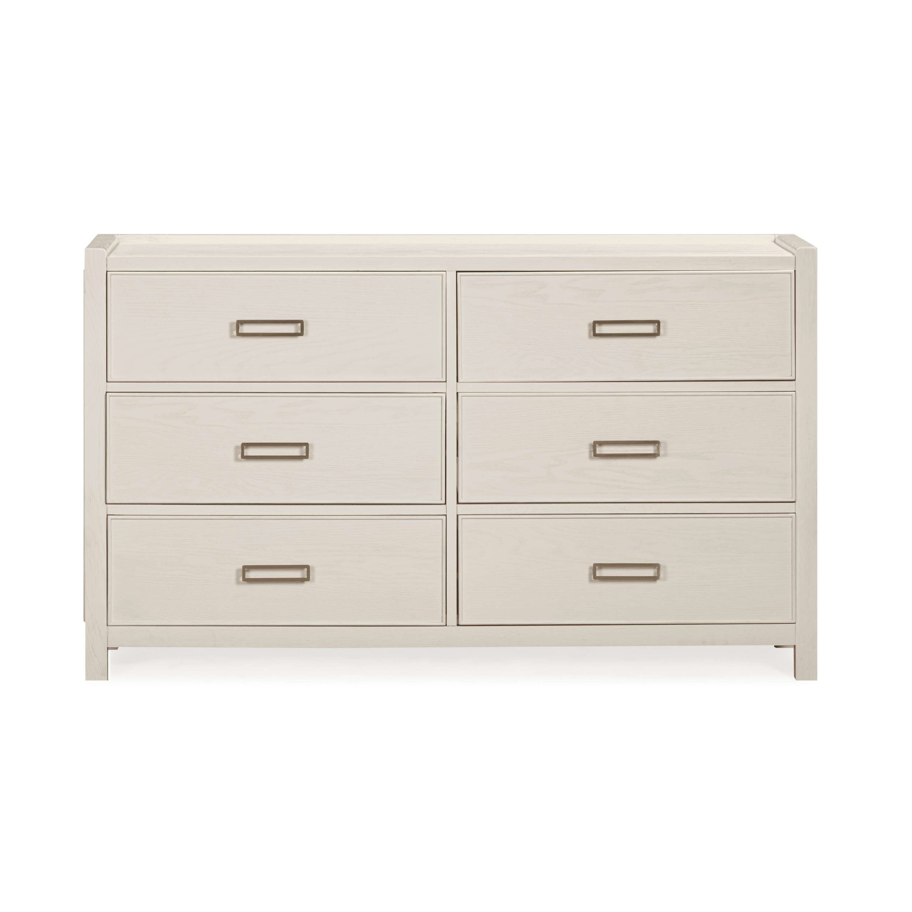 Soho Cream Oak Veneer 6 Drawer Chest