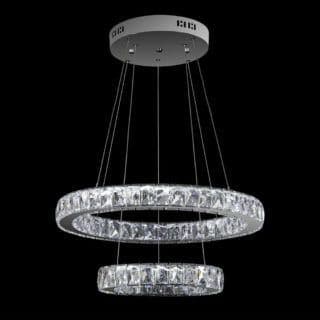 2 Ring Floating Chandelier