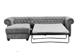 Axelle Corner Sofa Bed Graphite