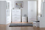 Charles 2 Drawer Bedside White