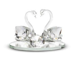 Crystal Swan Pair